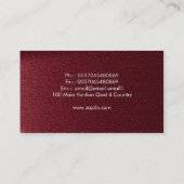 Hauslichtstromkarte Visitenkarte (Rückseite)