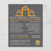Hauslogo, Gebäude-Firma, Bauwerbespot Flyer (Vorne)