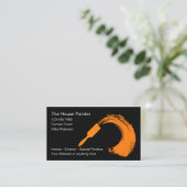 Hausmaler Einzigartige moderne Visitenkarten Visitenkarte (Stehend Vorderseite)