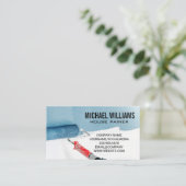 Hausmaler | Farbwalze an der Wand Visitenkarte (Stehend Vorderseite)