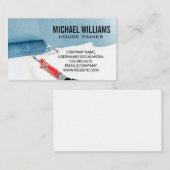 Hausmaler | Farbwalze an der Wand Visitenkarte (Vorne/Hinten)