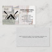 Hausmaler | Paint Roller on Wood Visitenkarte (Vorne/Hinten)