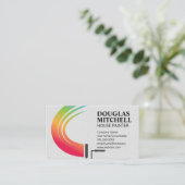 Hausmaler | Paint Roller Visitenkarte (Stehend Vorderseite)