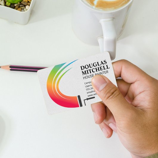 Hausmaler | Paint Roller Visitenkarte