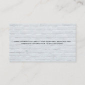 Hausmaler | Paint Roller Zuhause Logo | Steine Visitenkarte (Rückseite)