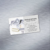 Hausmaler | Tropffarbe Magnetische Visitenkarte (Beispiel)