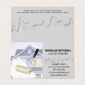 Hausmaler | Tropffarbe Visitenkarten (Außenseite Aufgefaltet)