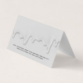 Hausmaler | Tropffarbe Visitenkarten (Rückseite)