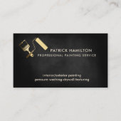 Hausmalerei beruflich elegante moderne visitenkarte (Vorderseite)