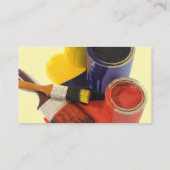 Hausmalerei, die Visitenkarte dekoriert (Rückseite)