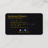 Hausmalerei Visitenkarte (Rückseite)