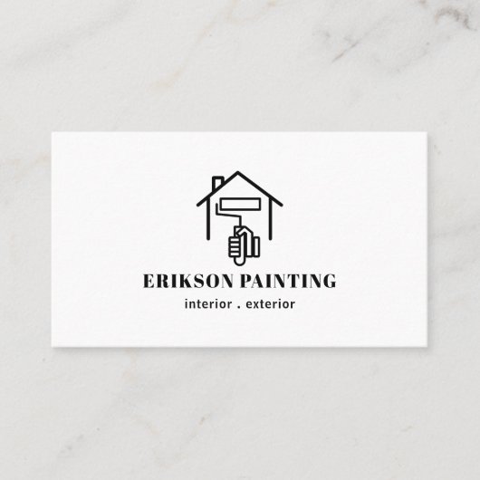 Hausmalerei Visitenkarte (Vorderseite)