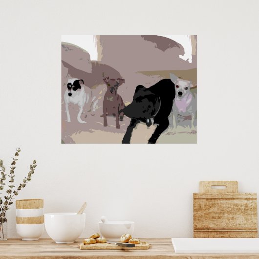 Hausmann Dogs Poster (Küche)
