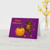 HausMaus Karte (Gelbe Blume)