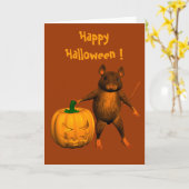 HausMaus Karte (Gelbe Blume)