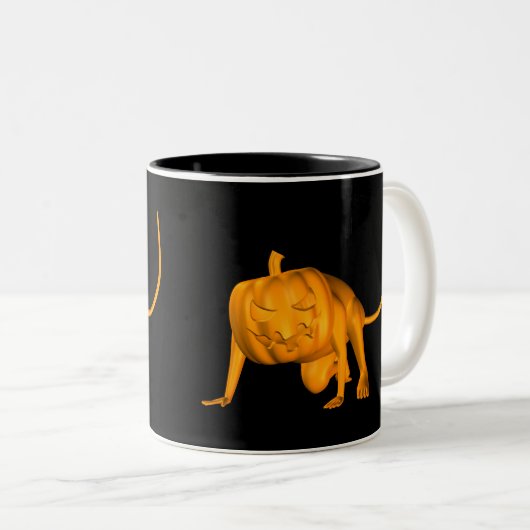 HausMaus Zweifarbige Tasse (VorderseiteRechts)