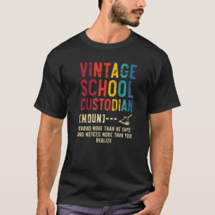 Hausmeister Definition Hausmeisterin Schulhausmeis T-Shirt