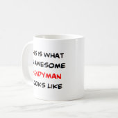 Hausmeister, großartig kaffeetasse (Vorderseite Links)