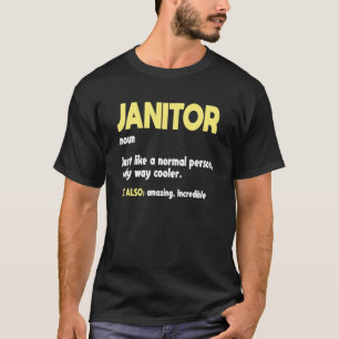 Hausmeister Hausverwalter Substantiv Reiniger Verw T-Shirt