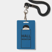Hausmeister in der Schule Ausweis (Vorderseite mit Lanyard)