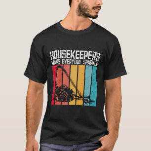 Hausmeister machen alltägliche Sparkassenhaltung T-Shirt