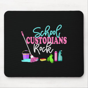 Hausmeister rocken zurück zur Schule - Hausmeister Mousepad