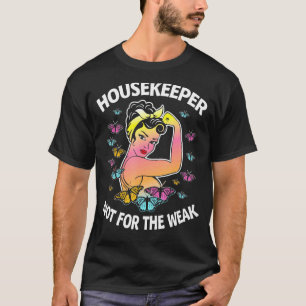 Hausmeister Schmetterling Stolz Mitarbeiter Sagt T-Shirt