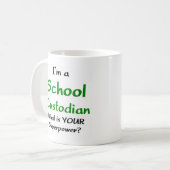 Hausmeister Schule Kaffeetasse (Vorderseite Links)