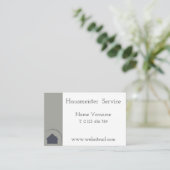 Hausmeister Service Visitenkarte (Stehend Vorderseite)