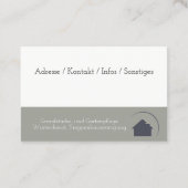 Hausmeister Service Visitenkarte (Rückseite)