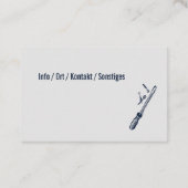 Hausmeister Service Visitenkarte (Rückseite)