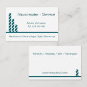 Hausmeister Service Visitenkarte (Vorne/Hinten)
