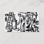 Hausmeisterdienst-Visitenkarte Visitenkarte (Rückseite)