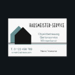 Hausmeisterservice Visitenkarte<br><div class="desc">Hausmeisterservice - Objektbetreuung</div>