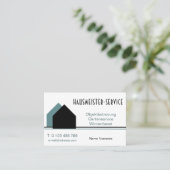 Hausmeisterservice Visitenkarte (Stehend Vorderseite)