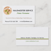 hausmeisterservice visitenkarte (Vorne/Hinten)