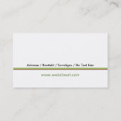 hausmeisterservice visitenkarte (Rückseite)