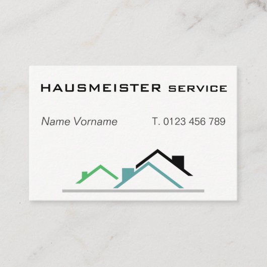 hausmeisterservice visitenkarte (Vorderseite)