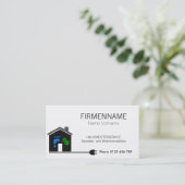 Hausmeisterservice Visitenkarte (Stehend Vorderseite)