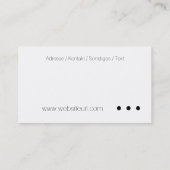 Hausmeisterservice Visitenkarte (Rückseite)