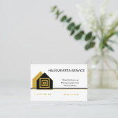 Hausmeisterservice Visitenkarte (Stehend Vorderseite)