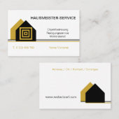 Hausmeisterservice Visitenkarte (Vorne/Hinten)