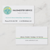 hausmeisterservice visitenkarte (Vorne/Hinten)