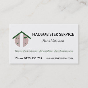 hausmeisterservice visitenkarte