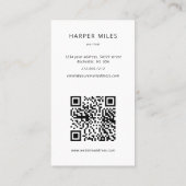 Hausmietbild und Logo Airbnb QR Visitenkarte (Rückseite)