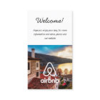 Hausmietbild und Logo Airbnb QR