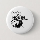 Hausmusik Button (Vorderseite)