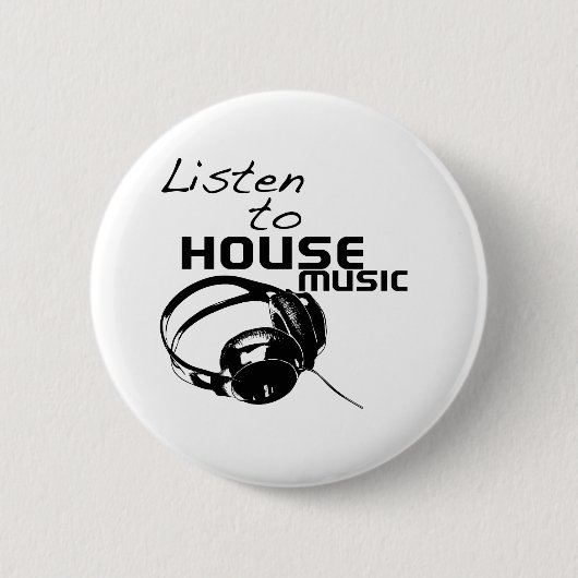 Hausmusik Button (Vorderseite)