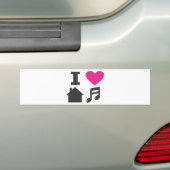 Hausmusik der Liebe I Autoaufkleber (Auf Auto)