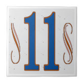 Hausnummer 11 fliese (Vorderseite)